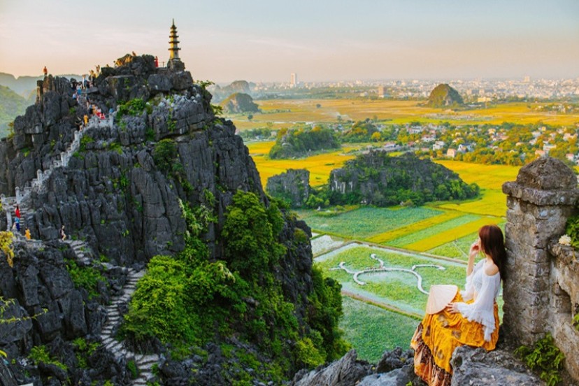 Mua Cave: Panorama Of Ha Long Bay On Land Mua Cave: Panorama Of Ha Long Bay On Land